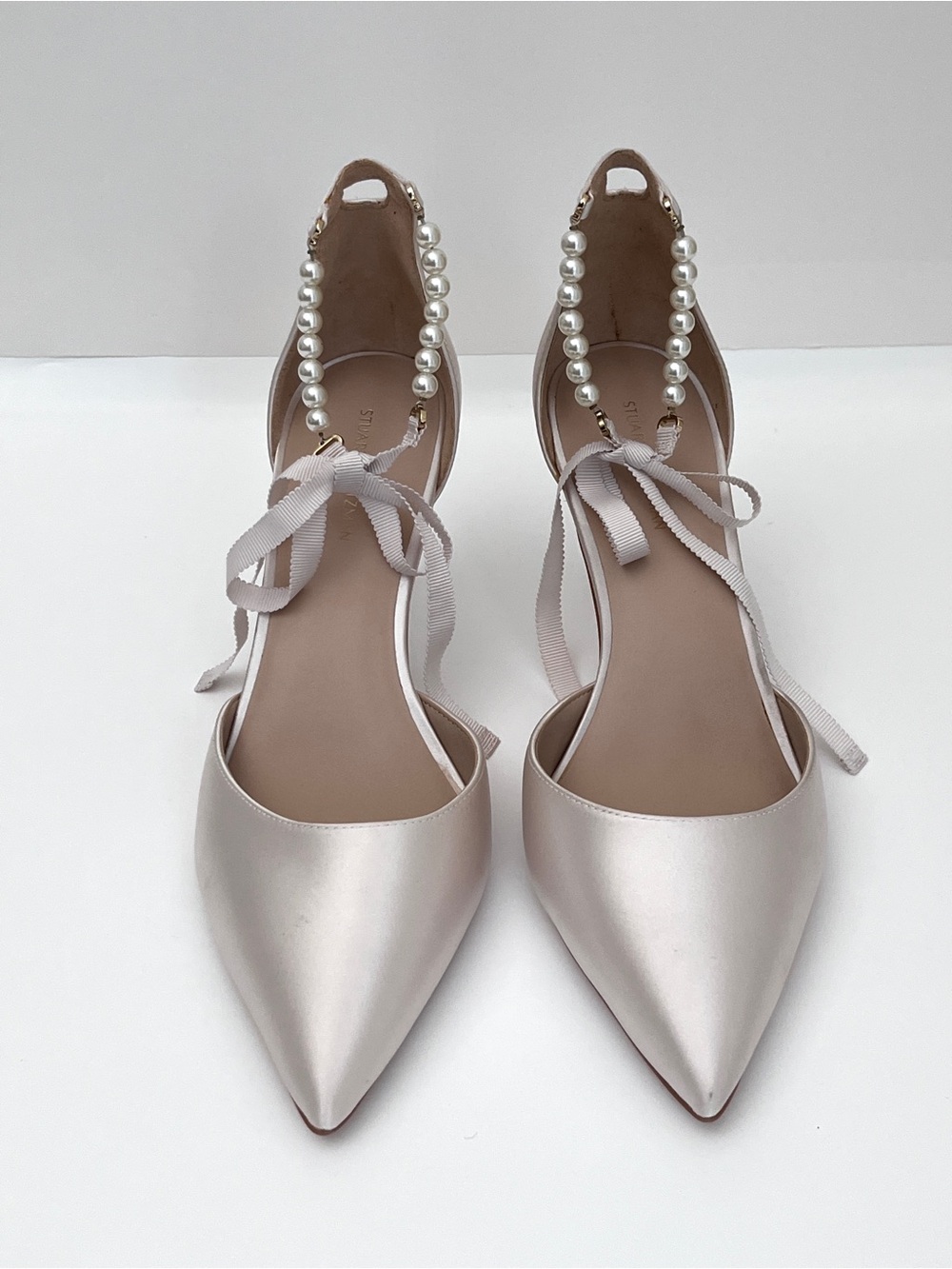 Stuart Weitzman | Pears Bow | Pearl Pumps | Size 9.5 B